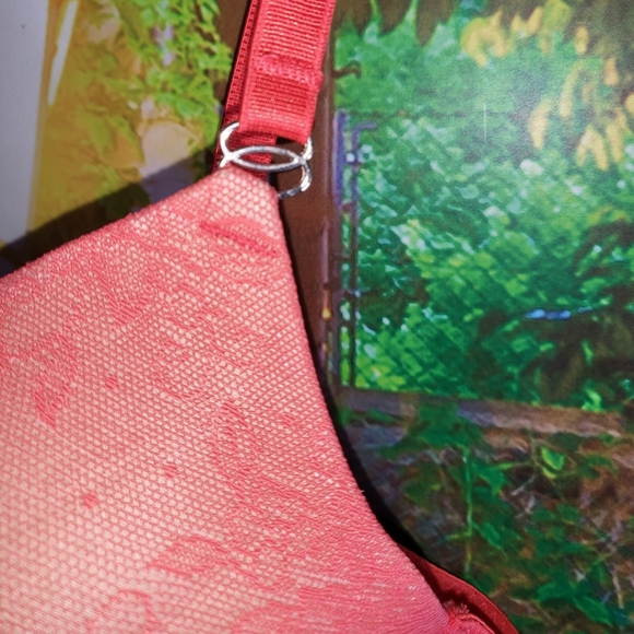 Pretty Coral Bra - Plus Size - Picture 4 of 6